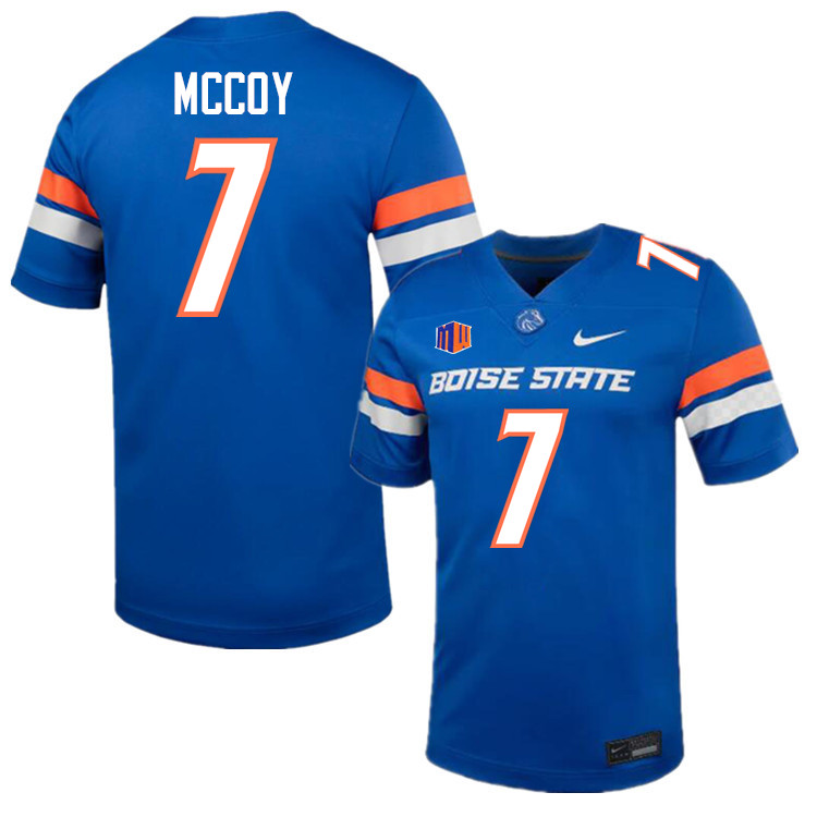 A'Marion McCoy Jersey, Boise State Broncos #7 A'Marion McCoy Football Jersey College Uniforms-Blue